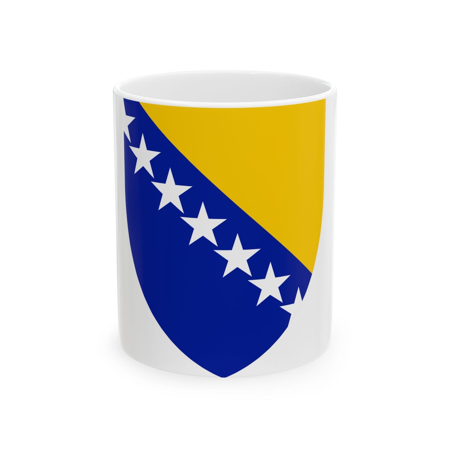 Coat of arms of Bosnia and Herzegovina - White Coffee Mug