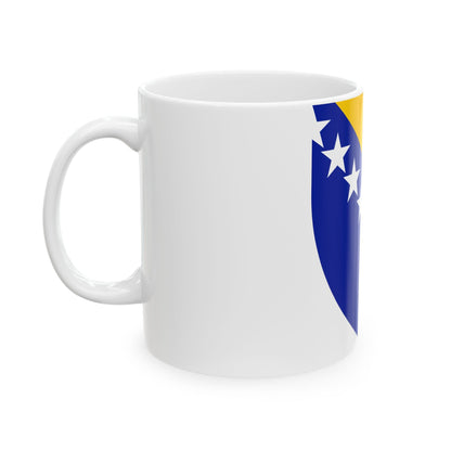 Coat of arms of Bosnia and Herzegovina - White Coffee Mug