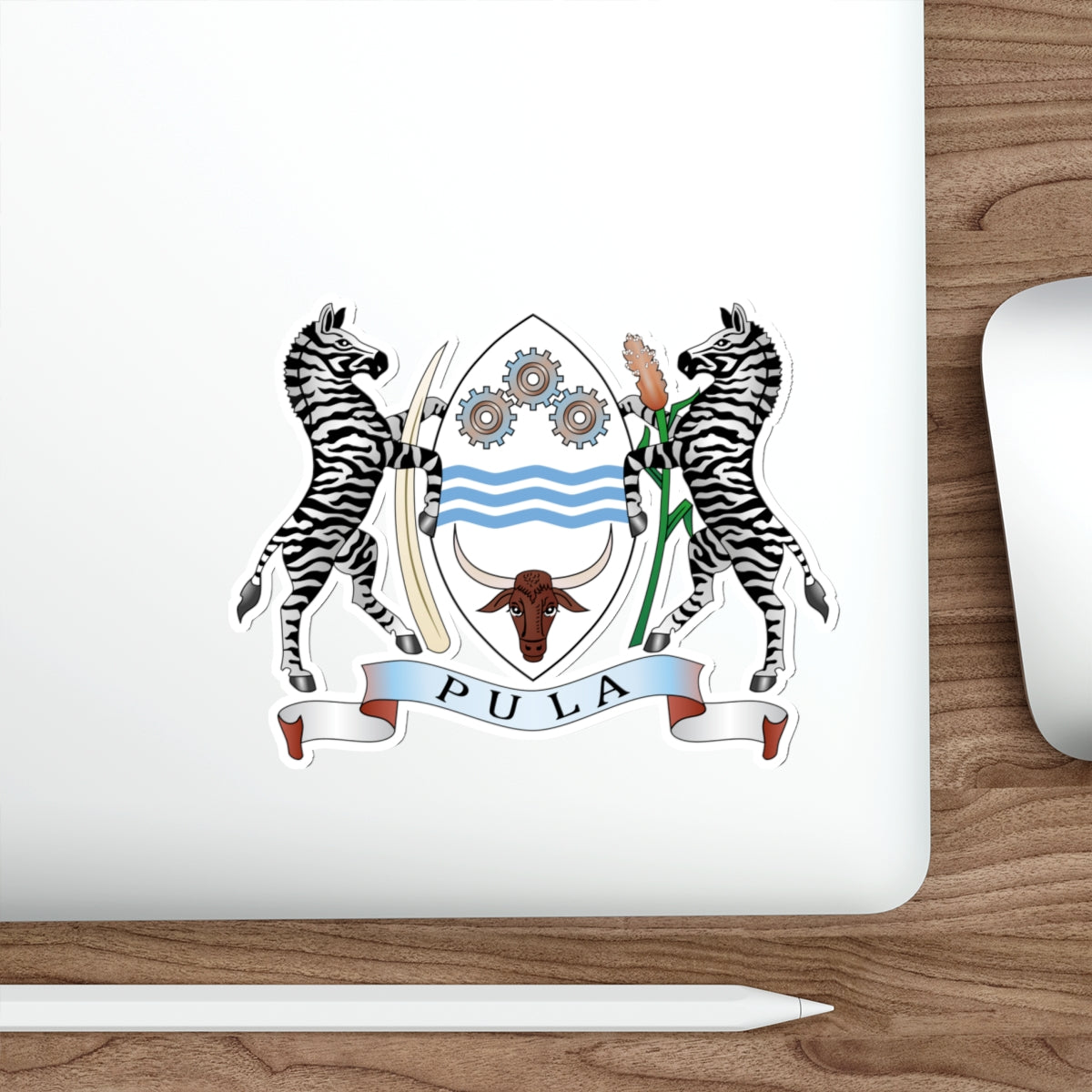 Coat of arms of Botswana STICKER Vinyl Die-Cut Decal-The Sticker Space