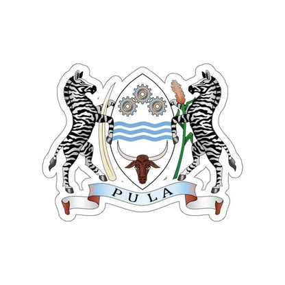 Coat of arms of Botswana STICKER Vinyl Die-Cut Decal - The Sticker Space