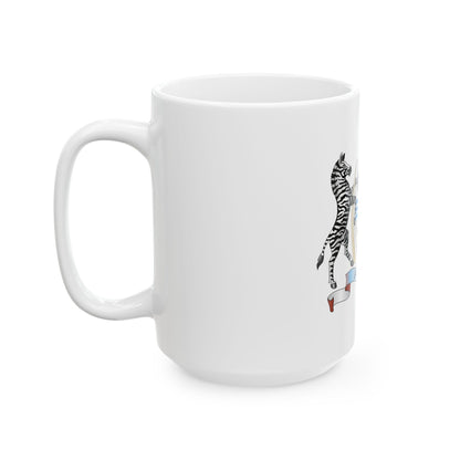 Coat of arms of Botswana - White Coffee Mug