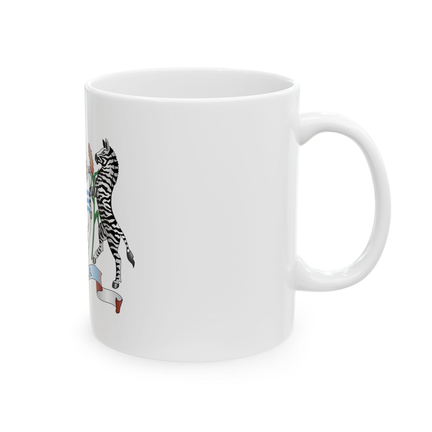 Coat of arms of Botswana - White Coffee Mug