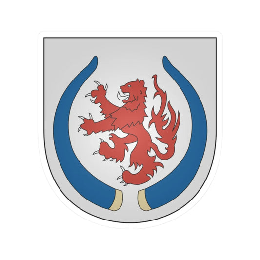 Coat of arms of Branković family small (Serbia) (Coat of Arms) STICKER Vinyl Kiss-Cut Decal 2 Inch White - The Sticker Space