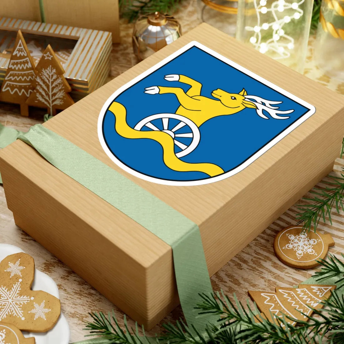 Coat Of Arms Of Bratislava Region (Slovakia) STICKER Vinyl Kiss-Cut Decal - The Sticker Space