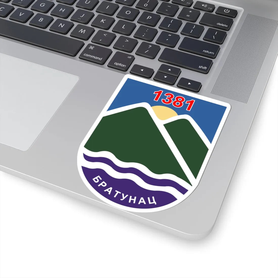 Coat of arms of Bratunac (Bosnia and Herzegovina) (Coat of Arms) STICKER Vinyl Kiss-Cut Decal - The Sticker Space