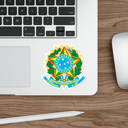 Coat of arms of Brazil (1968–1971) STICKER Vinyl Die-Cut Decal-The Sticker Space