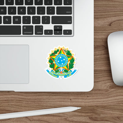 Coat of arms of Brazil (1968–1971) STICKER Vinyl Die-Cut Decal-The Sticker Space