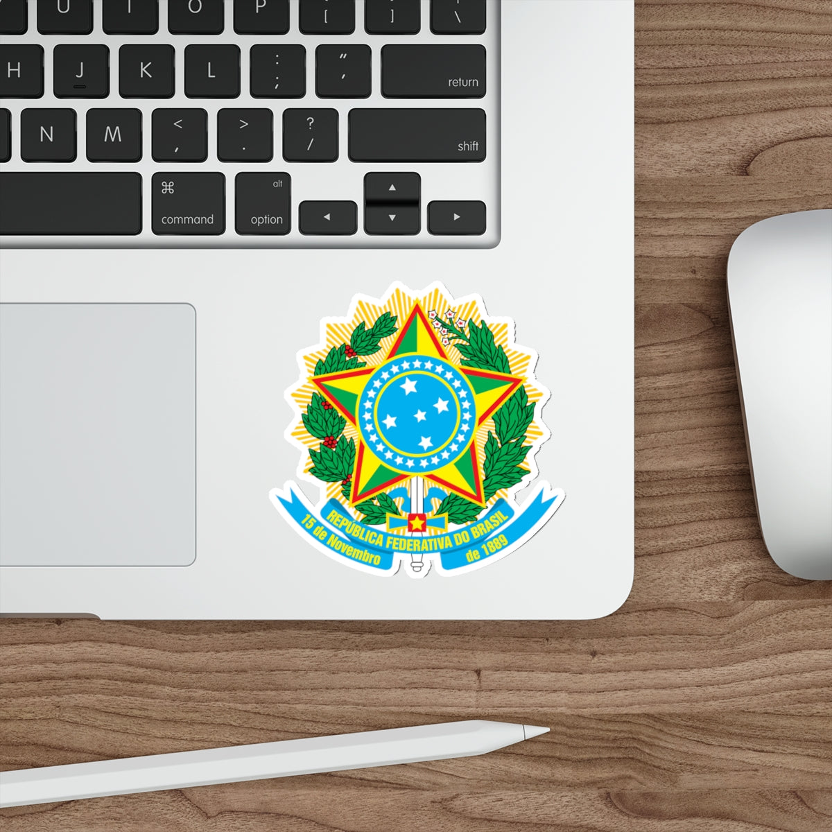 Coat of arms of Brazil STICKER Vinyl Die-Cut Decal-The Sticker Space