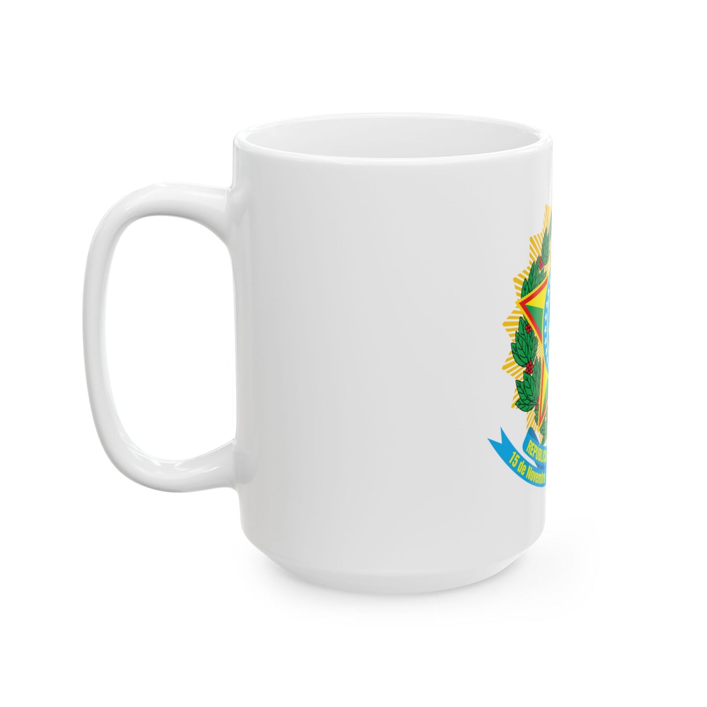 Coat of arms of Brazil - White Coffee Mug