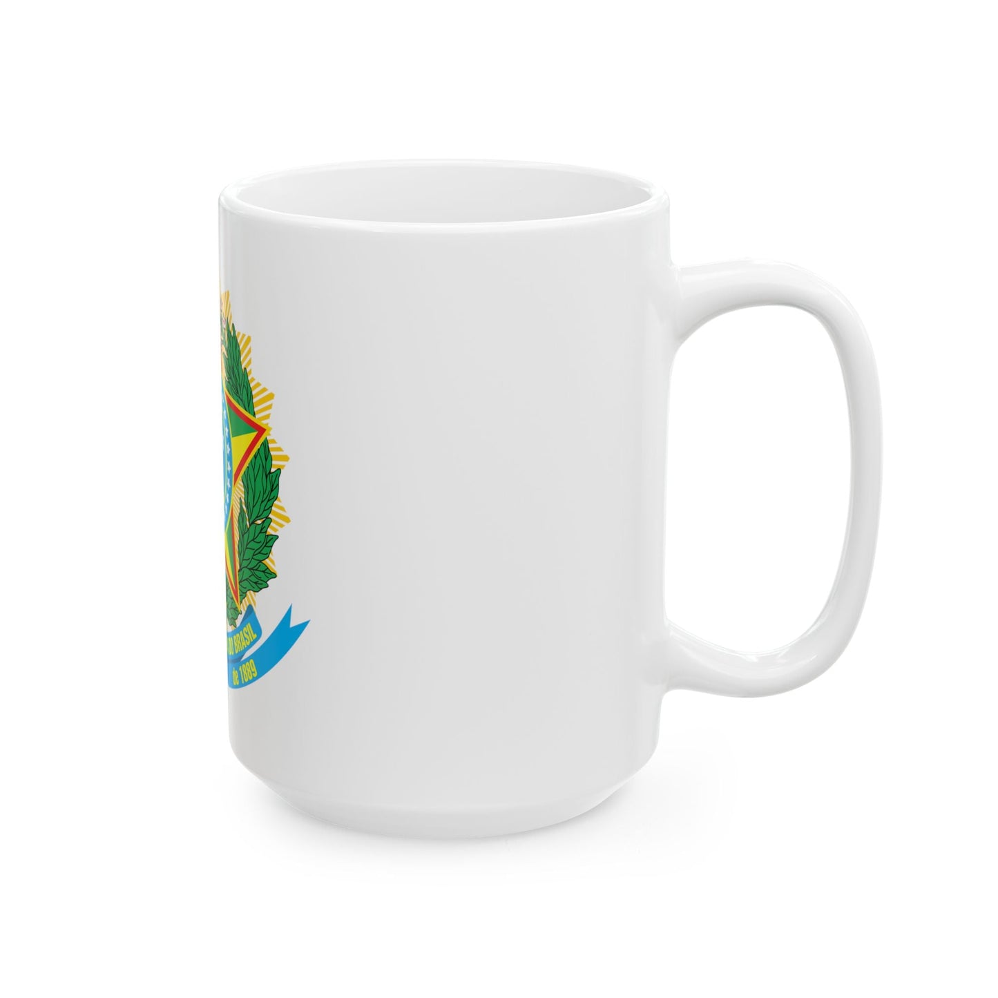 Coat of arms of Brazil - White Coffee Mug