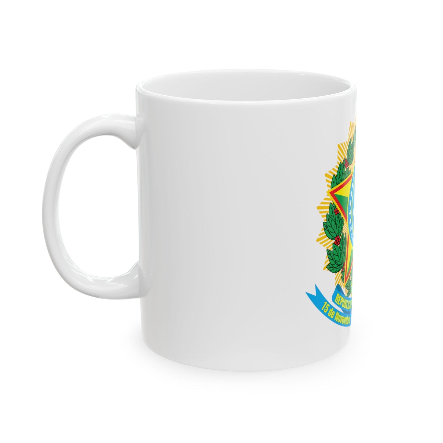 Coat of arms of Brazil - White Coffee Mug