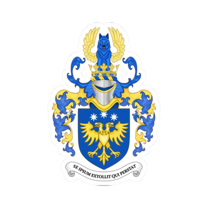 Coat of Arms of Brian Boyd Brazeau Canada (Canada) (Coat of Arms) STICKER Vinyl Kiss-Cut Decal 2 Inch White - The Sticker Space