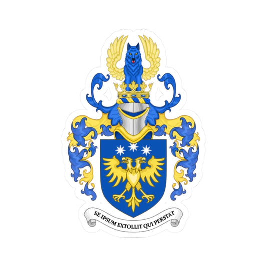 Coat of Arms of Brian Boyd Brazeau Canada (Canada) (Coat of Arms) STICKER Vinyl Kiss-Cut Decal 2 Inch White - The Sticker Space