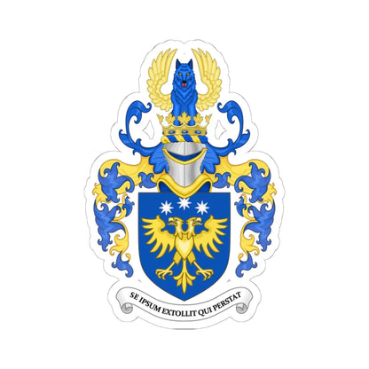 Coat of Arms of Brian Boyd Brazeau Canada (Canada) (Coat of Arms) STICKER Vinyl Kiss-Cut Decal 6 Inch White - The Sticker Space