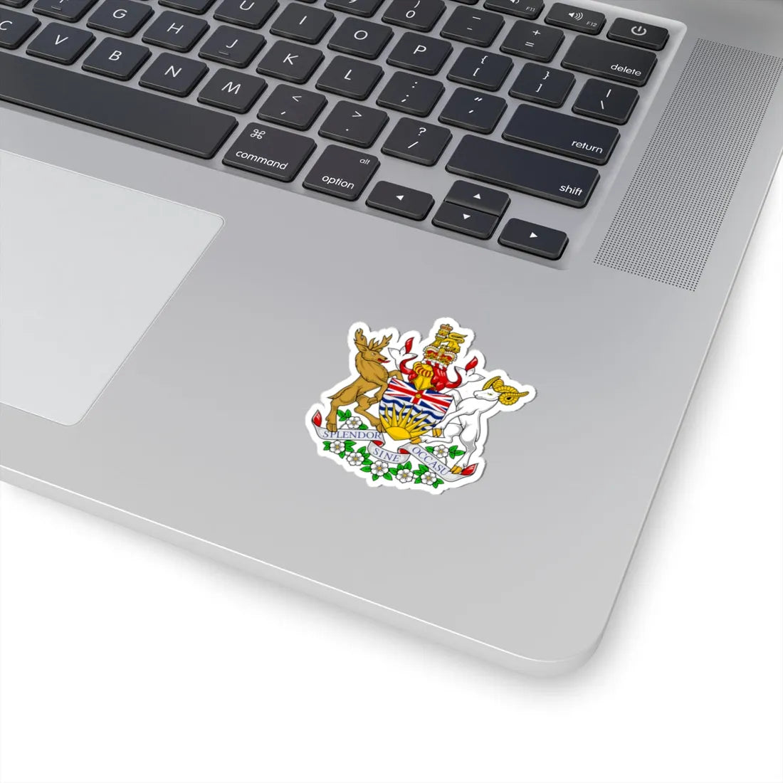 Coat of arms of British Columbia (Canada) (Coat of Arms) STICKER Vinyl Kiss-Cut Decal - The Sticker Space