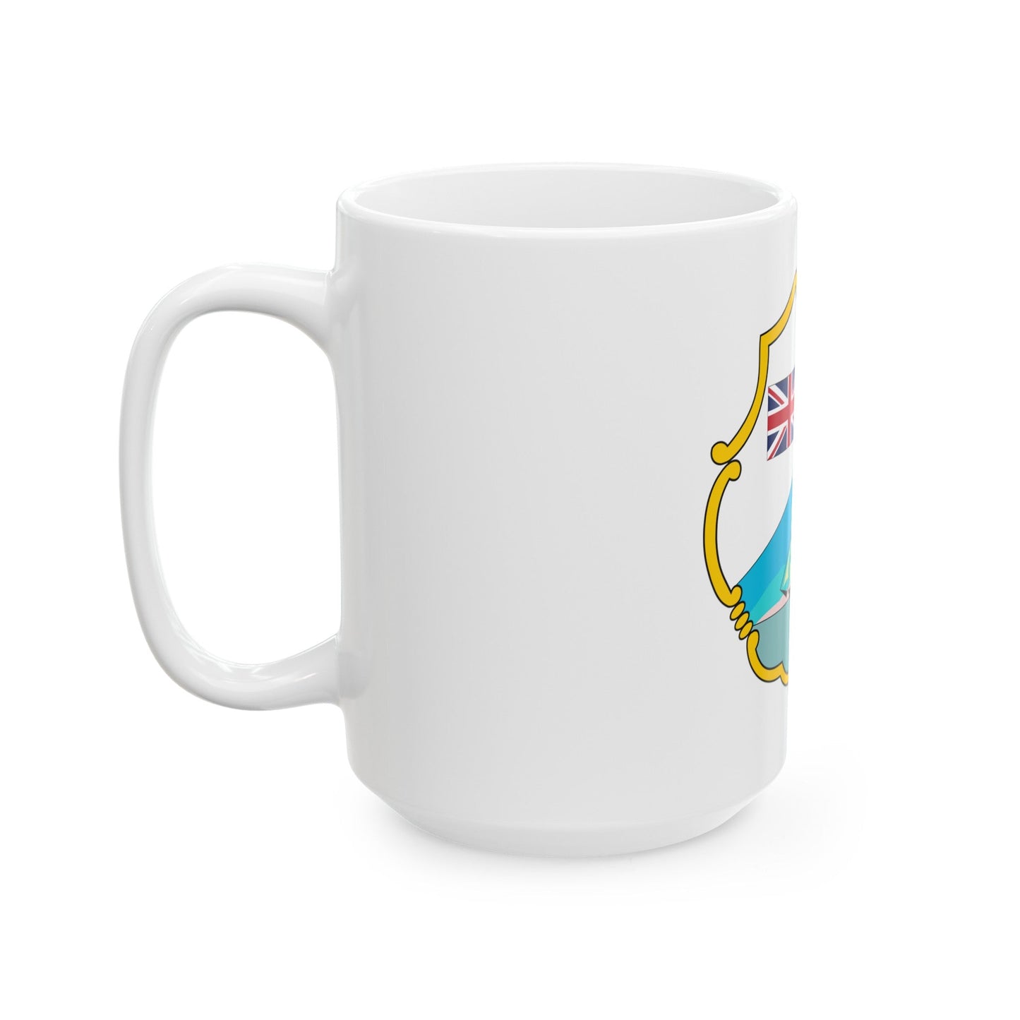 Coat of arms of British Honduras (1819-1907) - White Coffee Mug-The Sticker Space