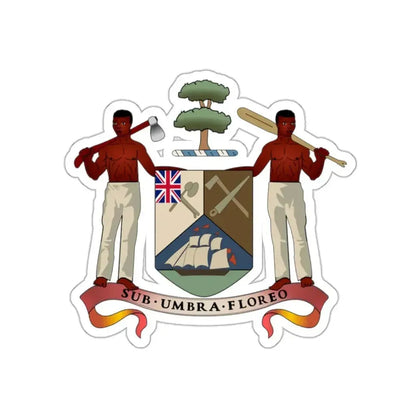 Coat of arms of British Honduras (1907-1967) STICKER Vinyl Die-Cut Decal - The Sticker Space
