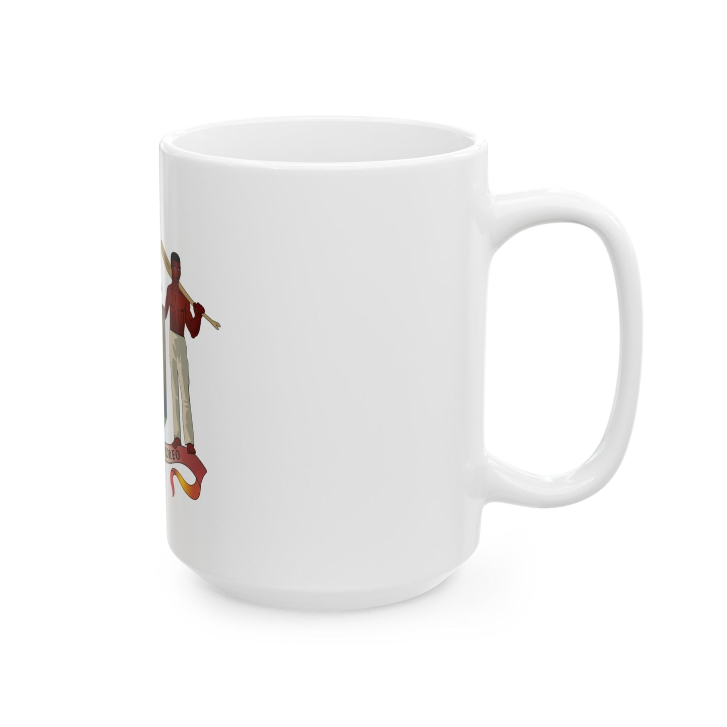 Coat of arms of British Honduras (1907-1967) - White Coffee Mug-The Sticker Space