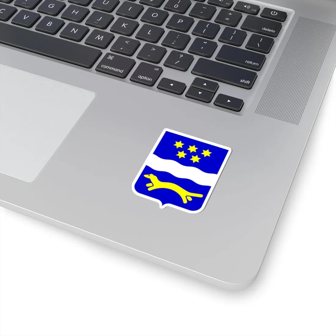 Coat of arms of Brod-Posavina County (Croatia) (Coat of Arms) STICKER Vinyl Kiss-Cut Decal - The Sticker Space
