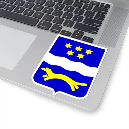Coat of arms of Brod-Posavina County (Croatia) (Coat of Arms) STICKER Vinyl Kiss-Cut Decal - The Sticker Space
