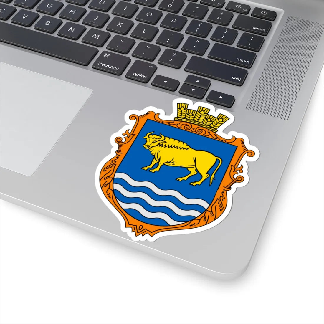 Coat of Arms of Brodky (Ukraine) (Coat of Arms) STICKER Vinyl Kiss-Cut Decal - The Sticker Space