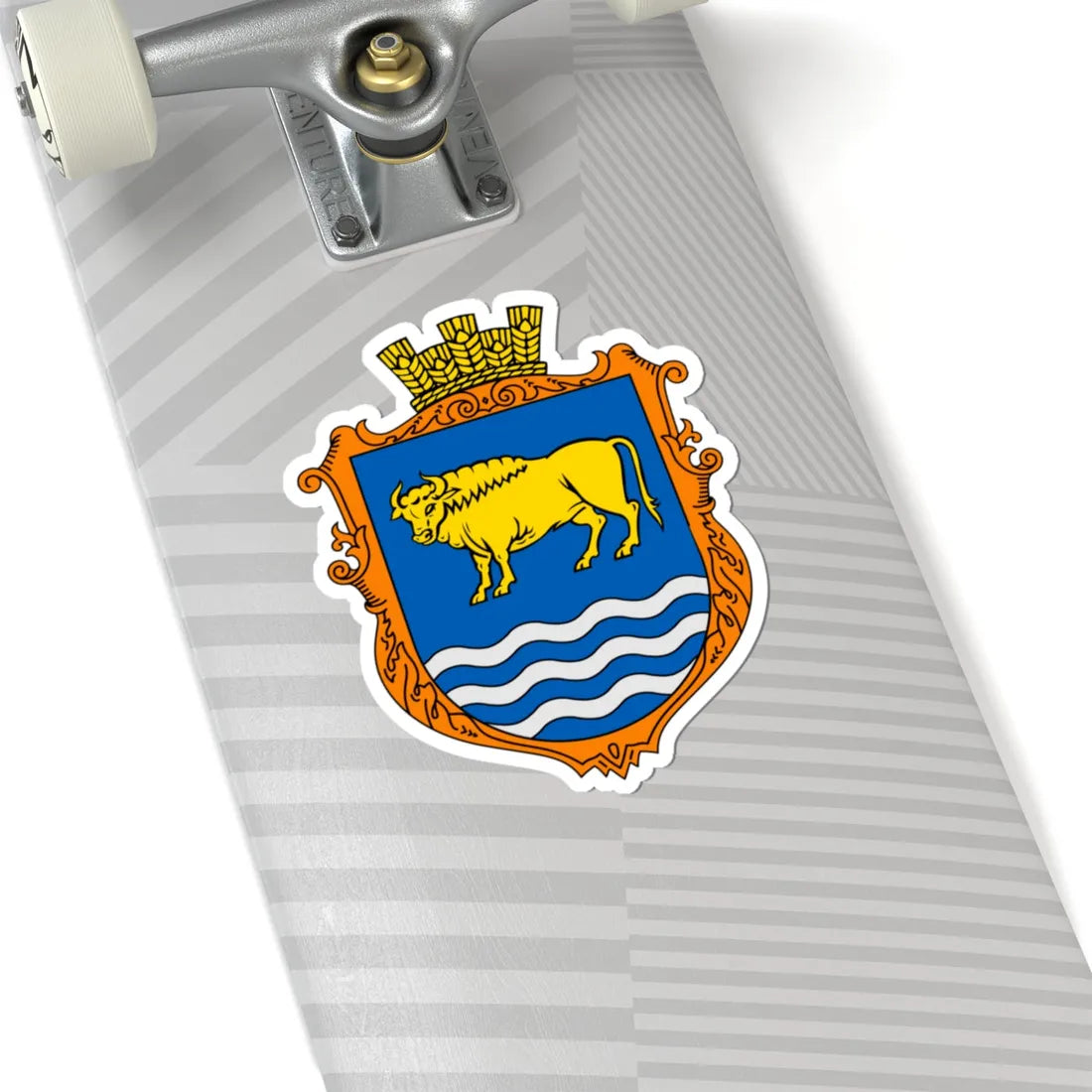 Coat of Arms of Brodky (Ukraine) (Coat of Arms) STICKER Vinyl Kiss-Cut Decal - The Sticker Space