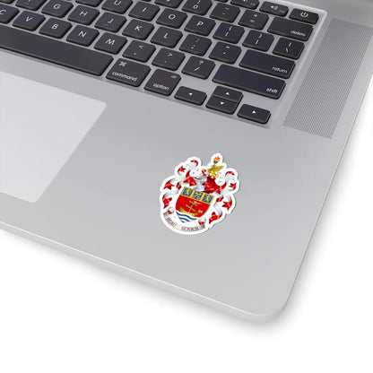 Coat of arms of Budleigh Salterton Town Council (England) (Coat of Arms) STICKER Vinyl Kiss-Cut Decal - The Sticker Space