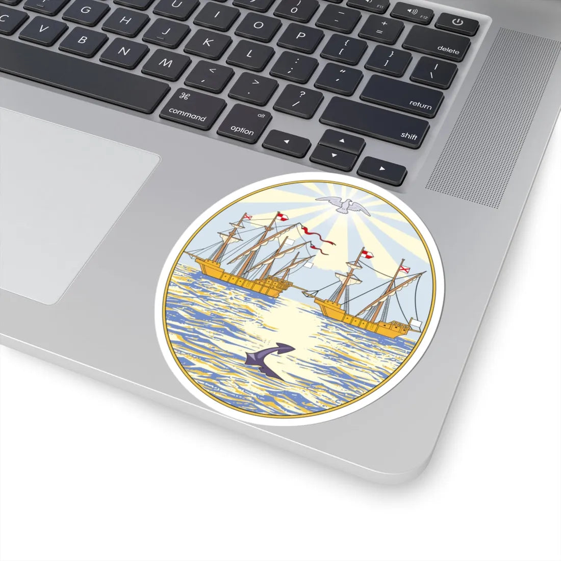 Coat of Arms of Buenos Aires 1649 (Argentina) (Coat of Arms) STICKER Vinyl Kiss-Cut Decal - The Sticker Space