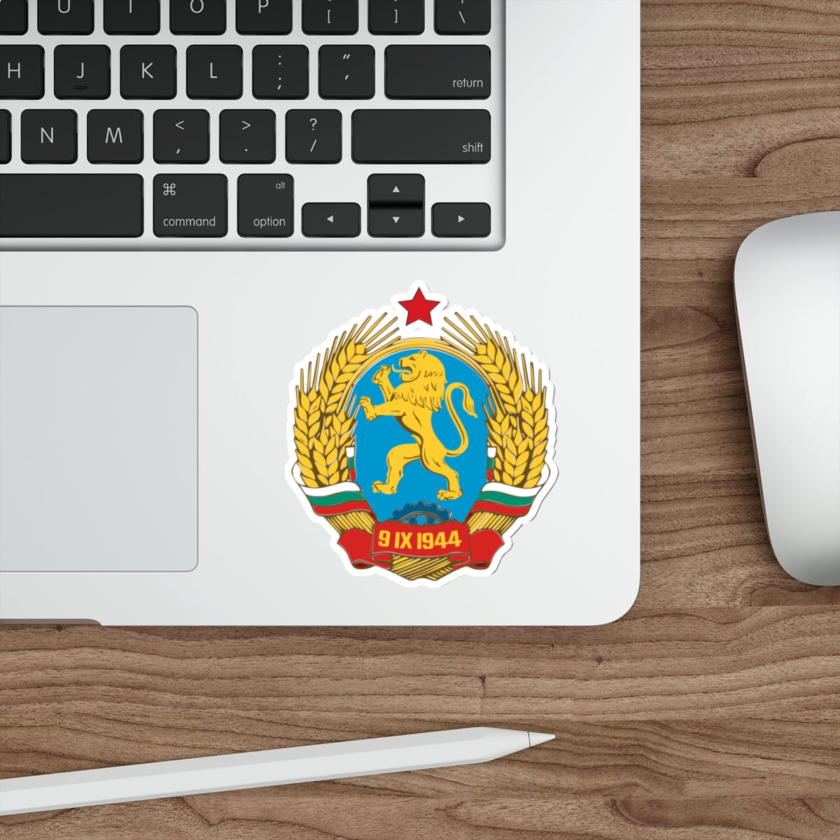 Coat of arms of Bulgaria (1948–1968) STICKER Vinyl Die-Cut Decal-The Sticker Space