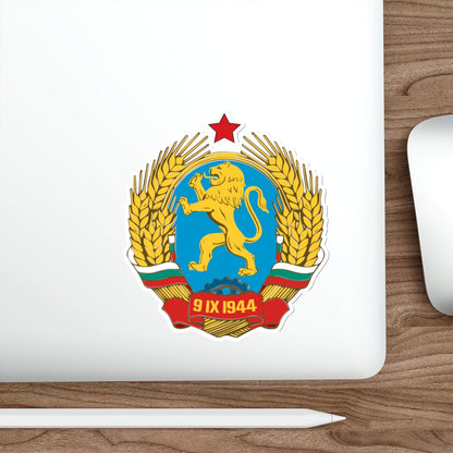 Coat of arms of Bulgaria (1948–1968) STICKER Vinyl Die-Cut Decal-The Sticker Space