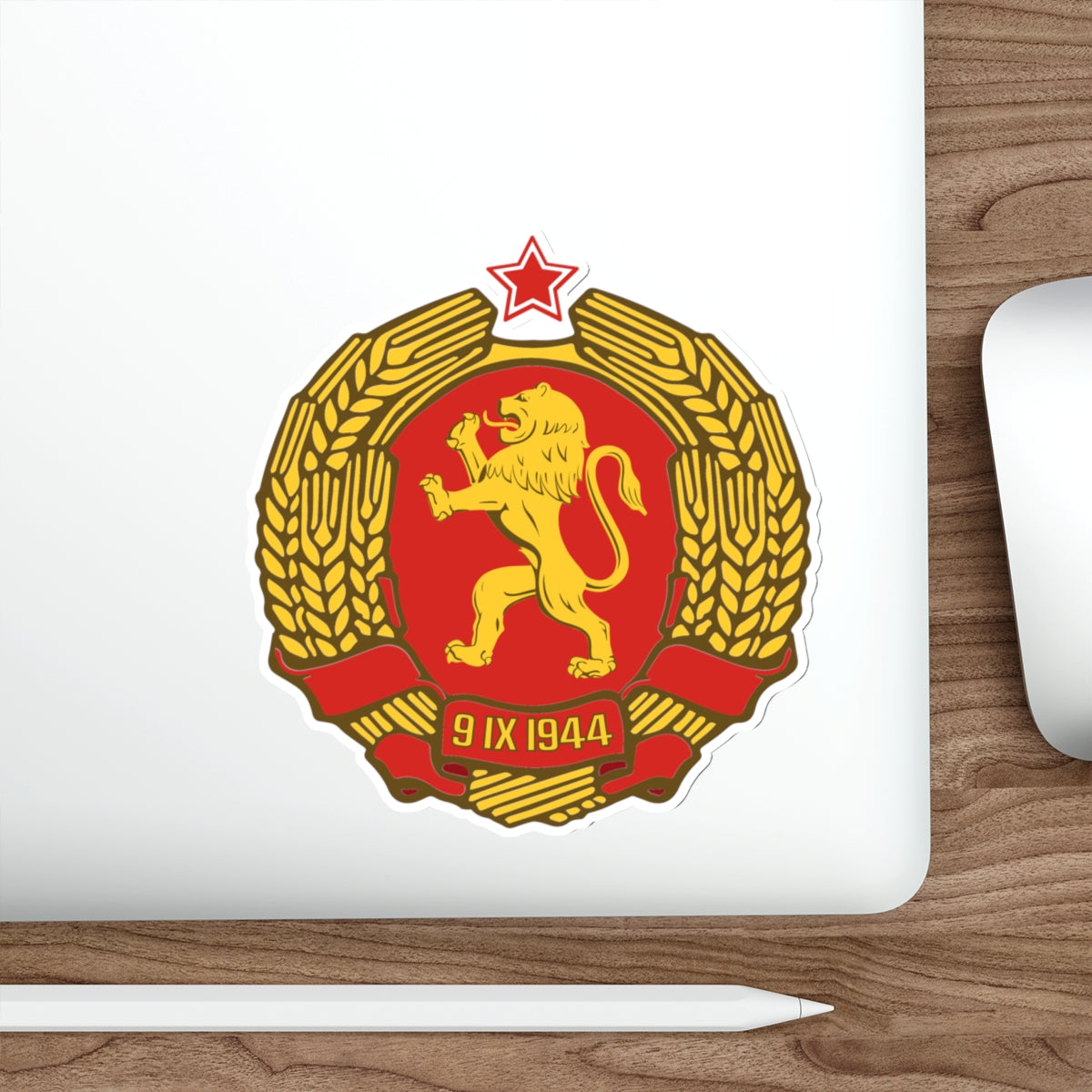 Coat of arms of Bulgaria (1948) STICKER Vinyl Die-Cut Decal-The Sticker Space