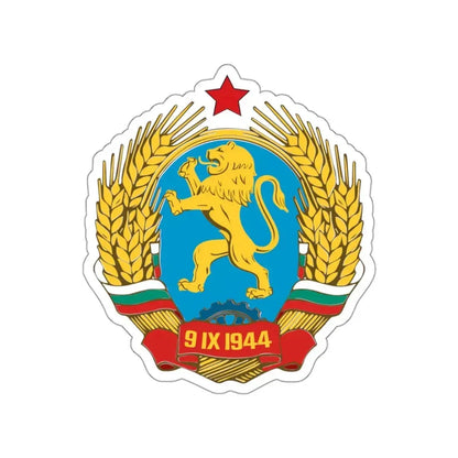 Coat of arms of Bulgaria (1948–1968) STICKER Vinyl Die-Cut Decal 3 Inch - The Sticker Space