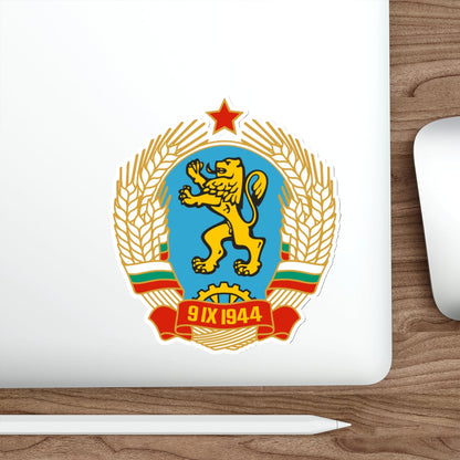 Coat of arms of Bulgaria (1968–1971) STICKER Vinyl Die-Cut Decal-The Sticker Space