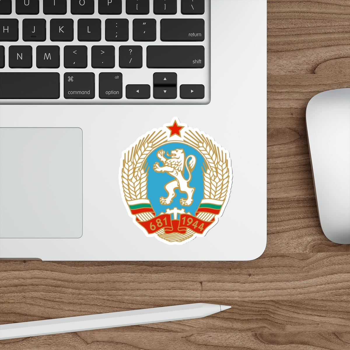 Coat of arms of Bulgaria (1971–1990) STICKER Vinyl Die-Cut Decal-The Sticker Space