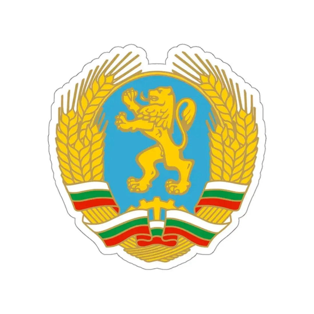 Coat of arms of Bulgaria (1990–1991) STICKER Vinyl Die-Cut Decal 3 Inch - The Sticker Space