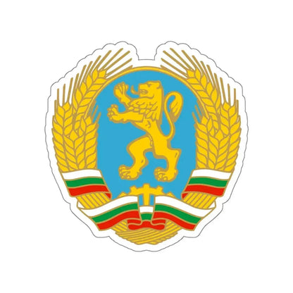 Coat of arms of Bulgaria (1990–1991) STICKER Vinyl Die-Cut Decal 4 Inch - The Sticker Space