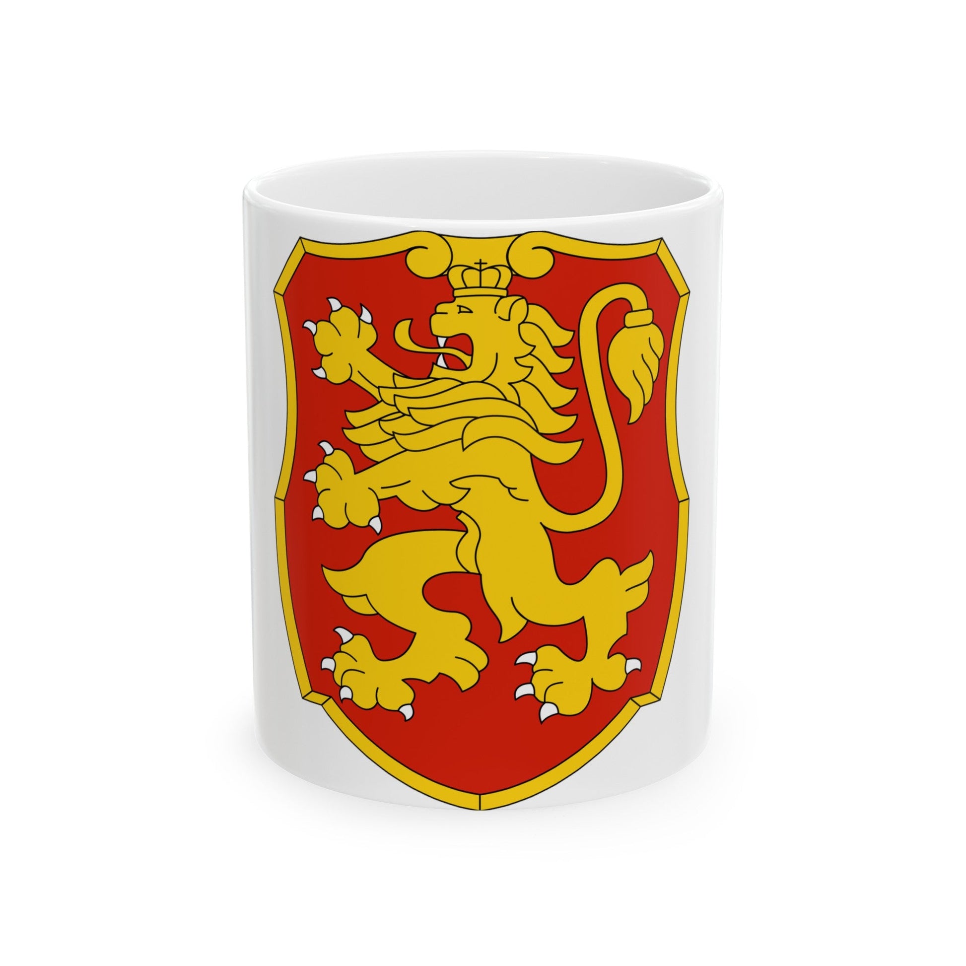 Coat of arms of Bulgaria 2 - White Coffee Mug-11oz-The Sticker Space