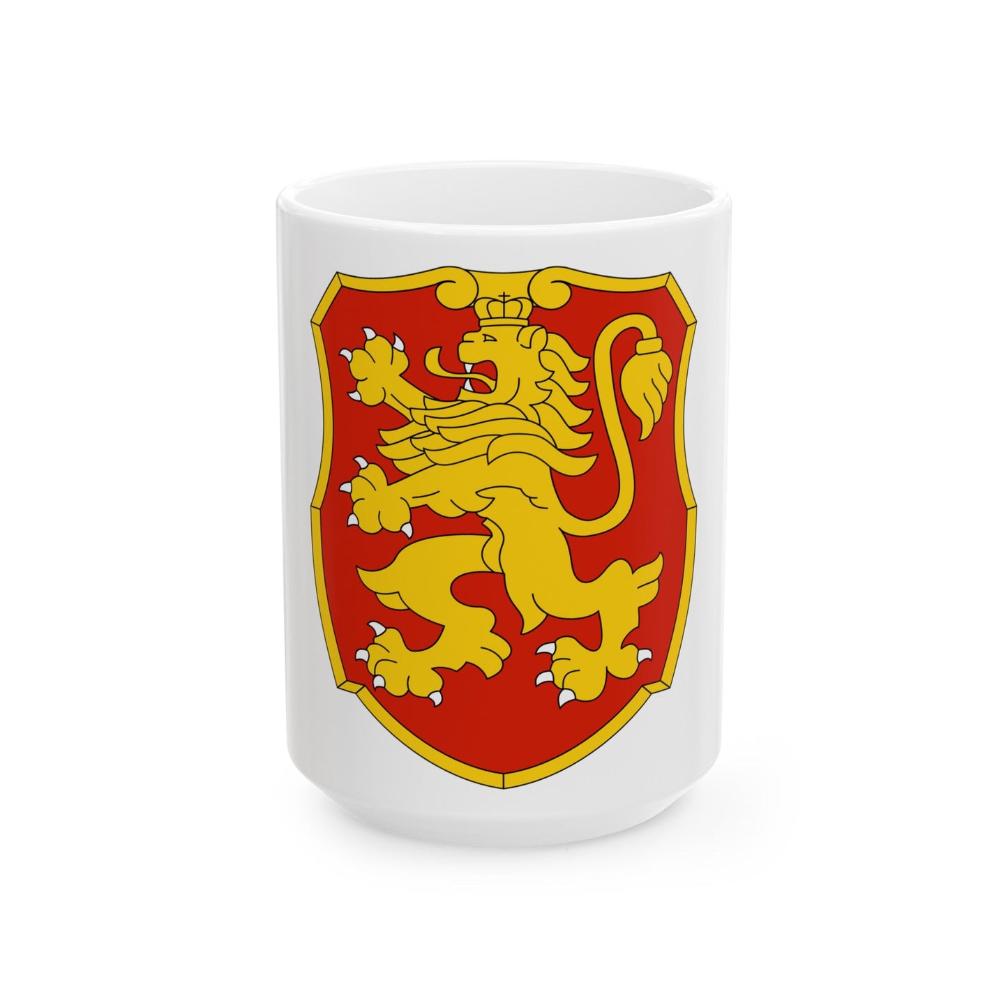 Coat of arms of Bulgaria 2 - White Coffee Mug-15oz-The Sticker Space