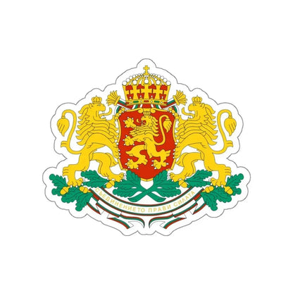 Coat of arms of Bulgaria STICKER Vinyl Die-Cut Decal 6 Inch - The Sticker Space