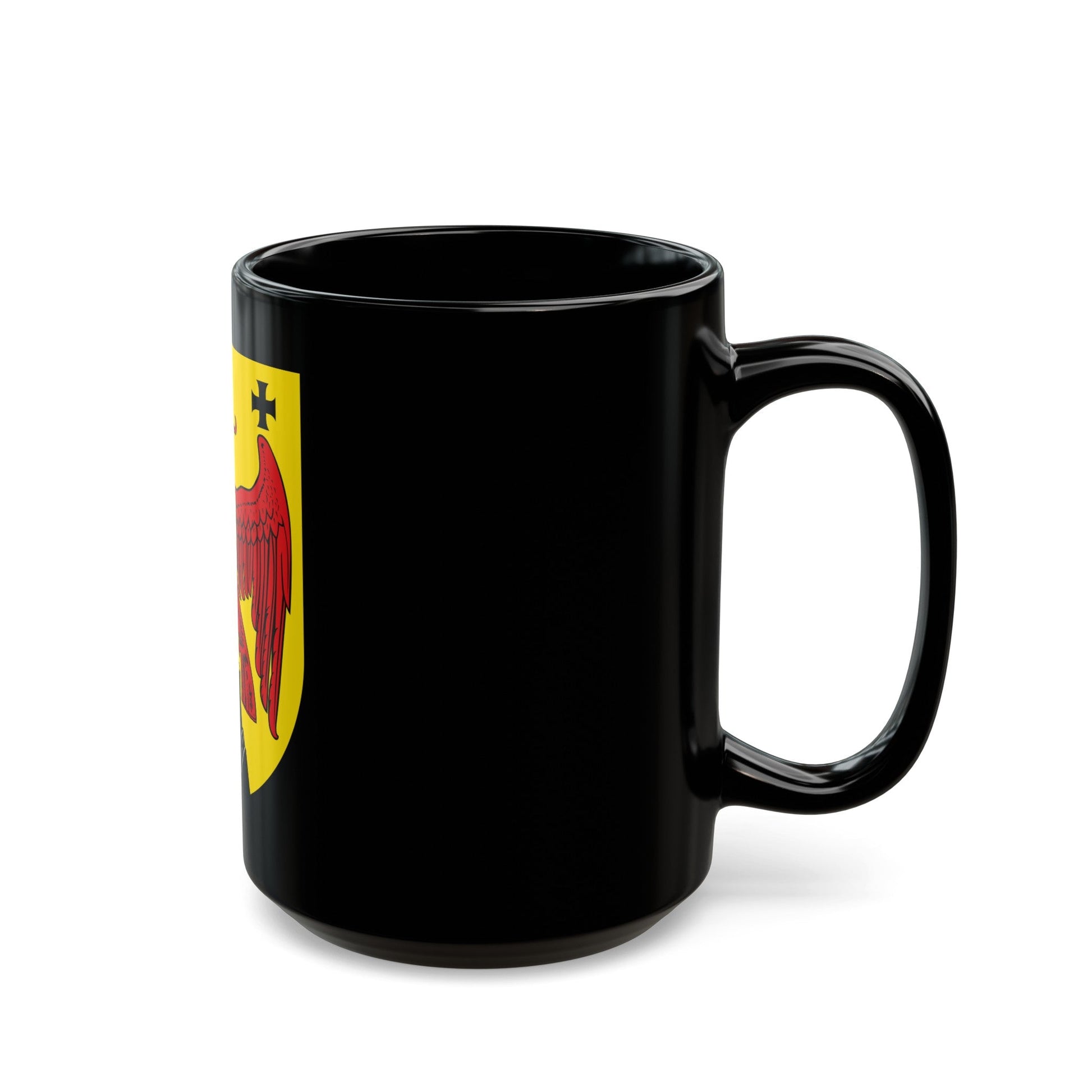 Coat of Arms of Burgenland Austria - Black Coffee Mug-The Sticker Space