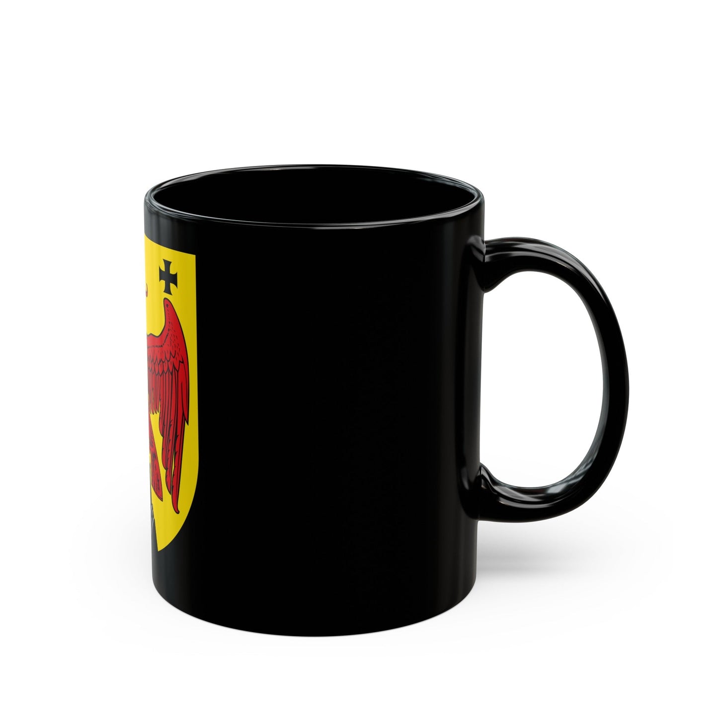 Coat of Arms of Burgenland Austria - Black Coffee Mug-The Sticker Space