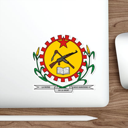 Coat of arms of Burkina Faso 1984-1991 STICKER Vinyl Die-Cut Decal-The Sticker Space