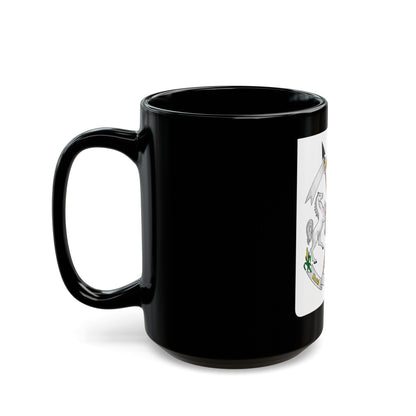 Coat of arms of Burkina Faso - Black Coffee Mug-The Sticker Space