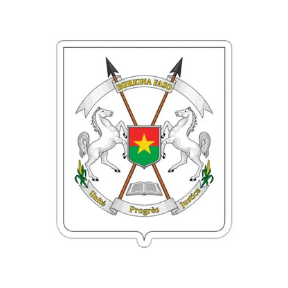 Coat of arms of Burkina Faso STICKER Vinyl Die-Cut Decal - The Sticker Space
