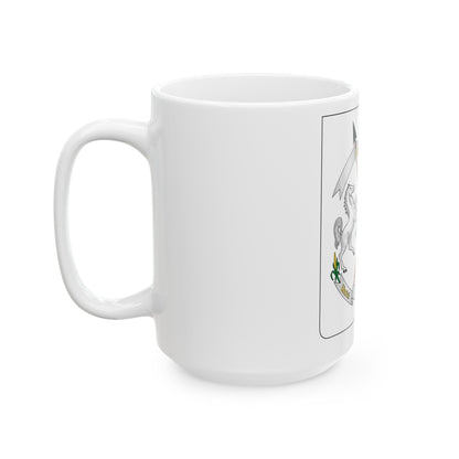 Coat of arms of Burkina Faso - White Coffee Mug-The Sticker Space