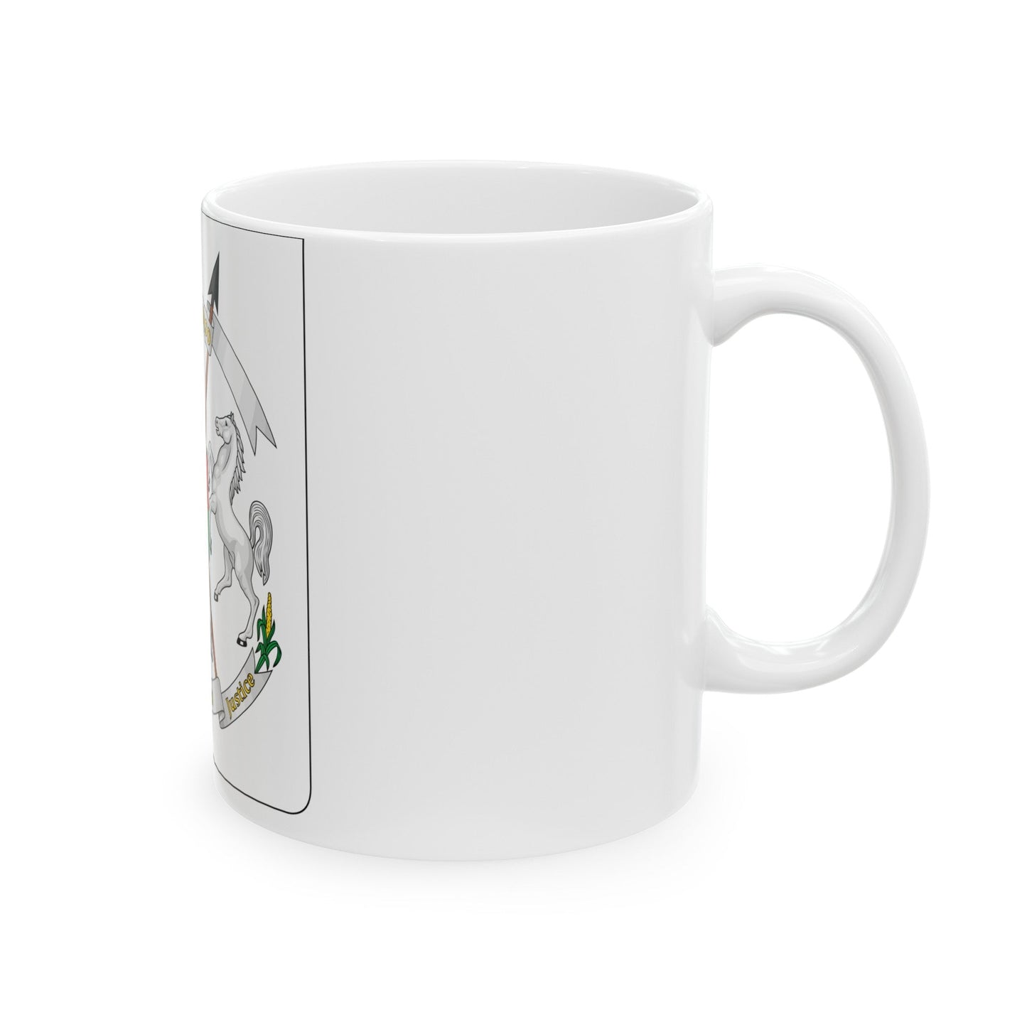 Coat of arms of Burkina Faso - White Coffee Mug-The Sticker Space