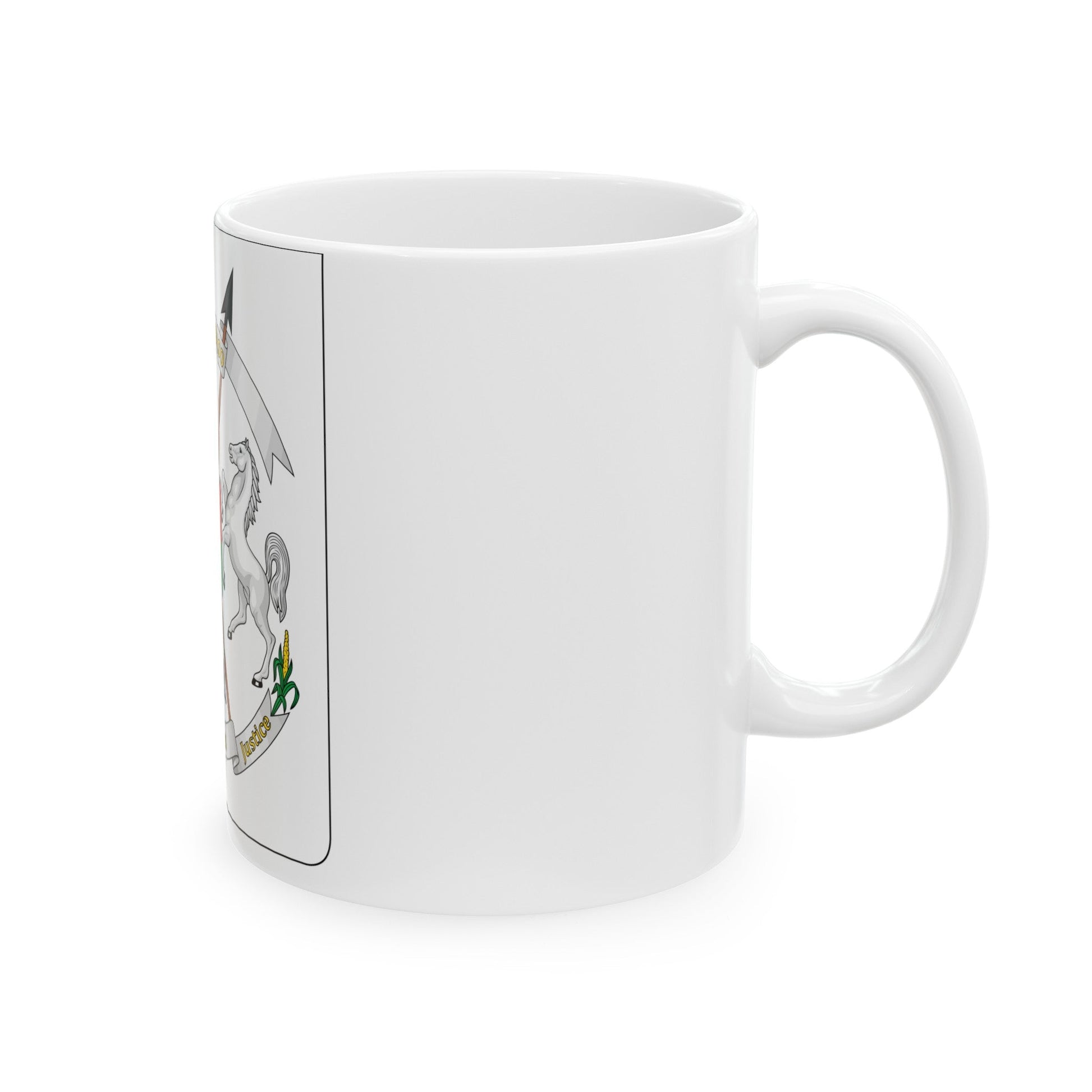 Coat of arms of Burkina Faso - White Coffee Mug-The Sticker Space