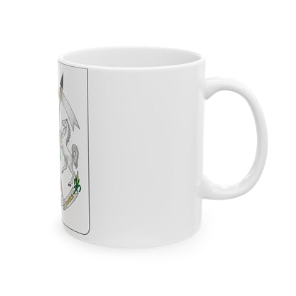 Coat of arms of Burkina Faso - White Coffee Mug-The Sticker Space