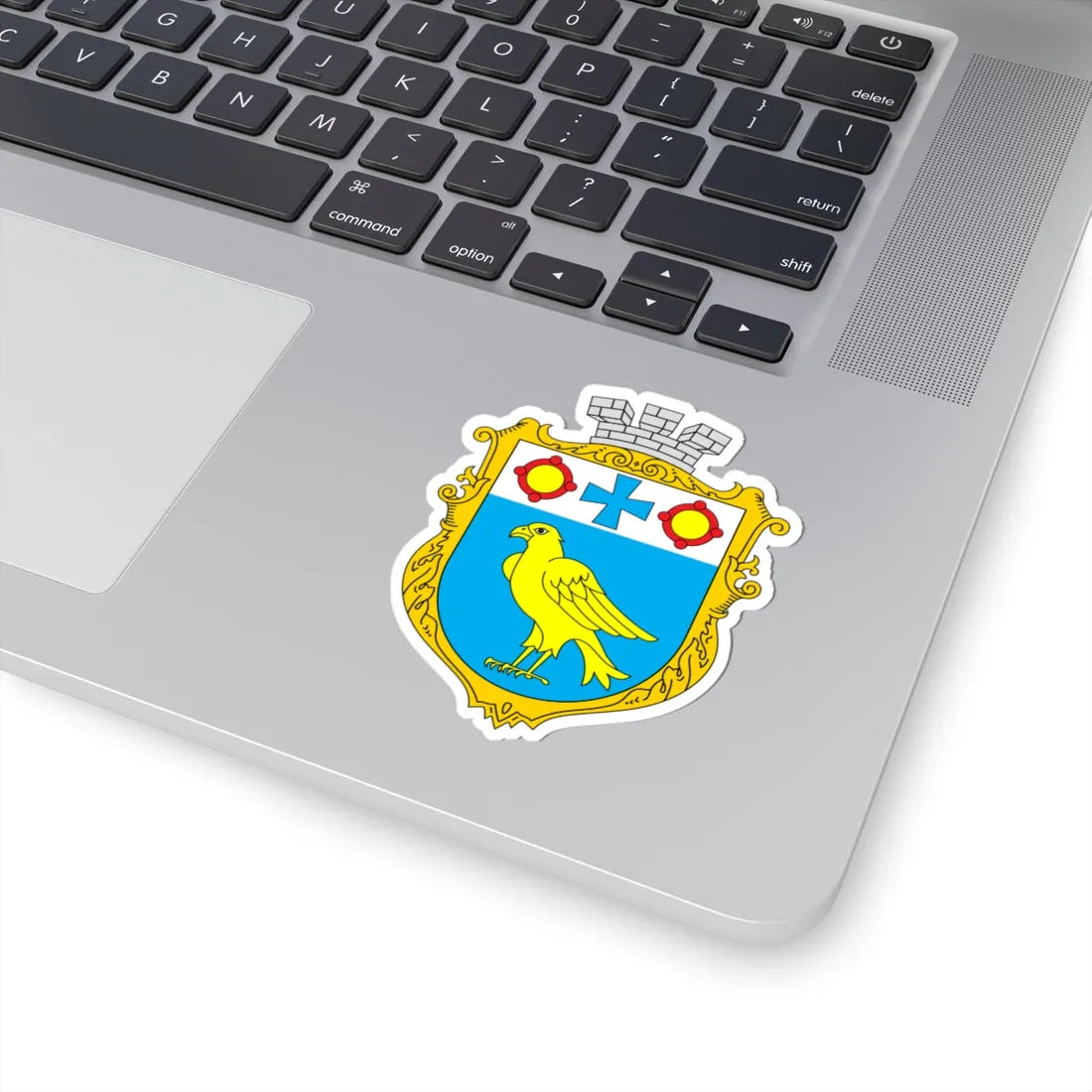 Coat of Arms of Burshtyn (Ukraine) (Coat of Arms) STICKER Vinyl Kiss-Cut Decal - The Sticker Space
