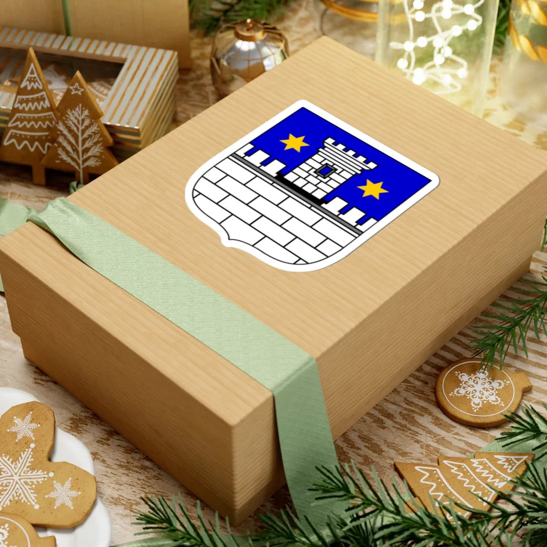 Coat of arms of Cakovec (Croatia) (Coat of Arms) STICKER Vinyl Kiss-Cut Decal - The Sticker Space